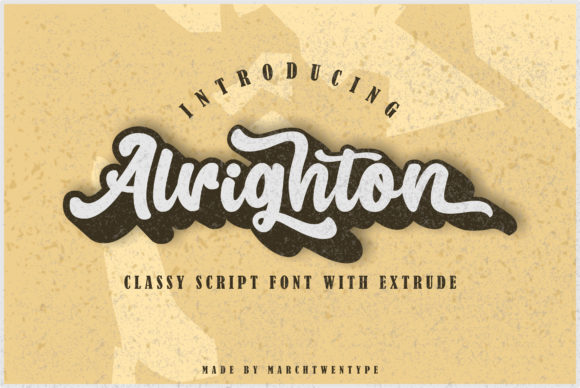 Alrighton Font for Stylish Design