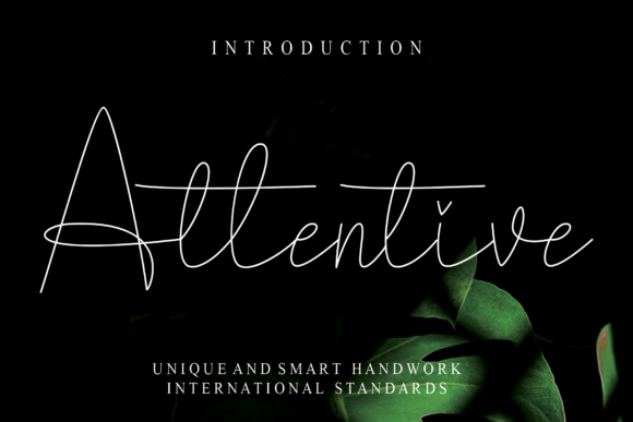 Attentive Font for Professional Branding