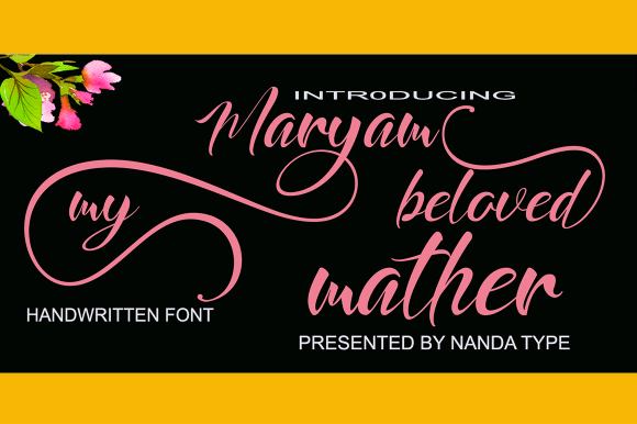 Beautiful Fonts for Business: Maryam