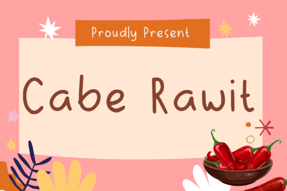 Cabe Rawit: A Cute Handwritten Font