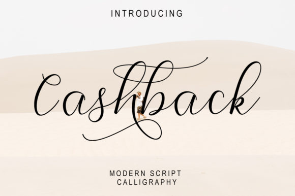 Cashback Font: Elegant Script for Digital Marketing