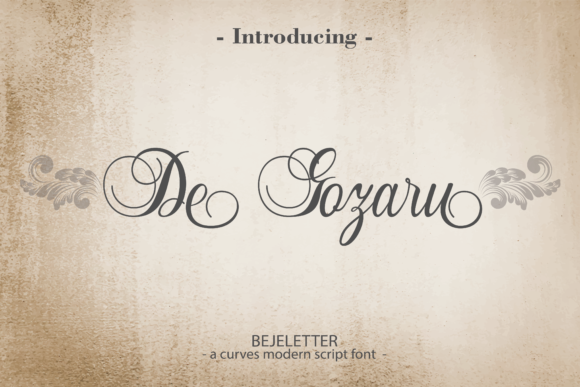 De Gozaru Font: Elegant Script for Digital Marketing