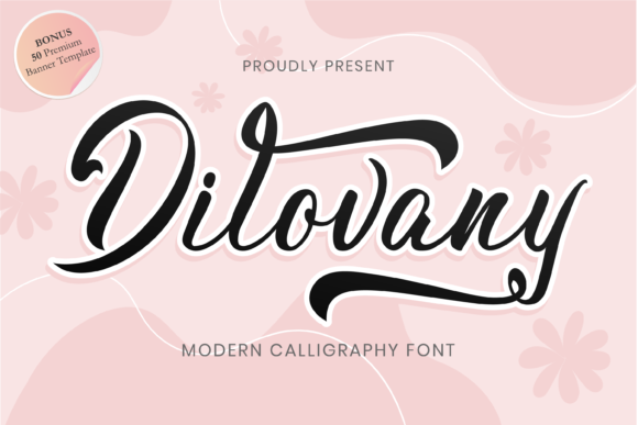 Dilovany: Elegant Script Font