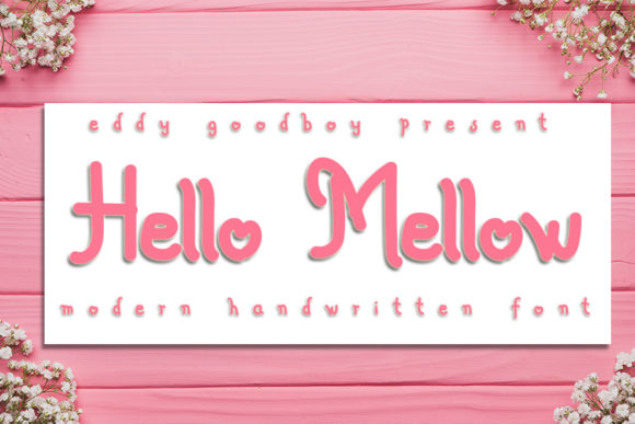 Hello Mellow Font for Editorial Design