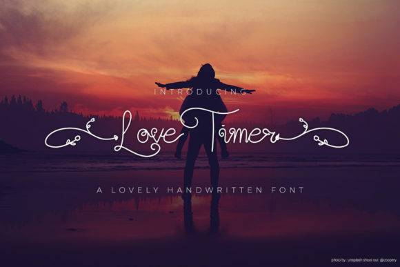 Love Timer Font for Web Design