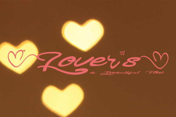 Lovers Font: A Whimsical Touch for Business Branding