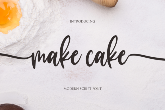 Make Cake: A Sweet Typeface for Small Businesses