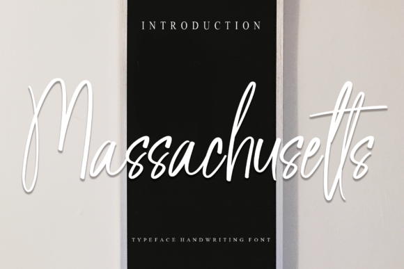 Massachusetts Font: Elegant Script for Crafters