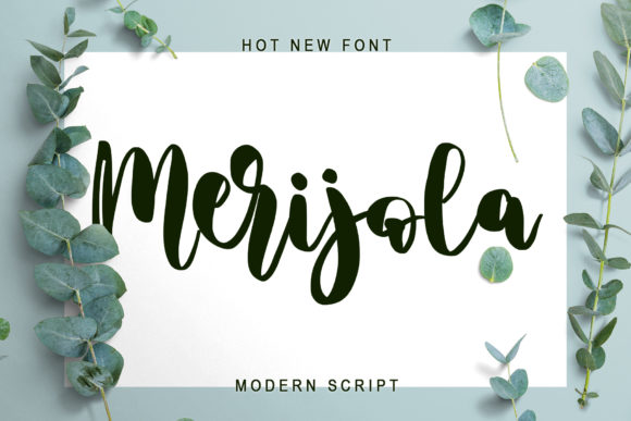 Merijola: Whimsical Script Font for Crafters