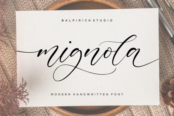 Mignola: A Stylish Handwritten Font