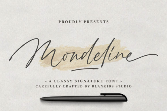 Mondeline: Elegant Script Font for Web Design