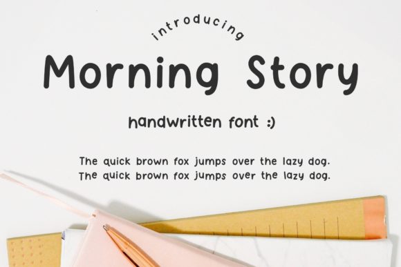 Morning Story Font: A Delightful Script for Creative Projects