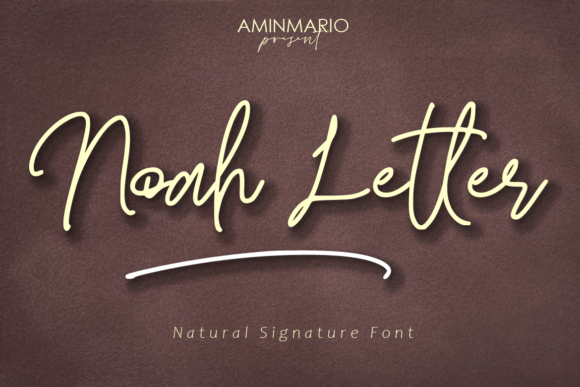 Noah Letter Font Review