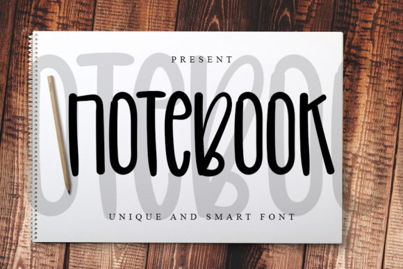 Notebook Font: Handwritten Style for Editorial Design