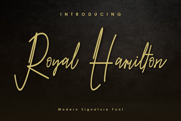 Royal Hamilton: A Font for Polished Branding