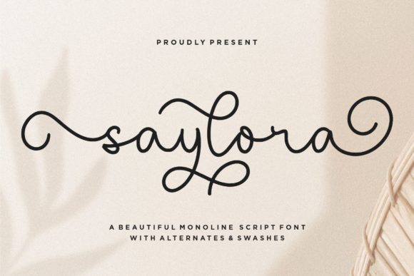 Saylora: A Script Font for Real Projects