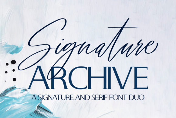 Signature Archive Font Review