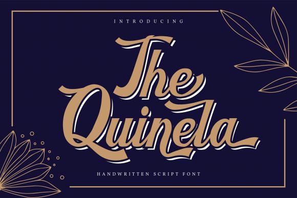 The Quinela Font: Elegant Script for Digital Marketing