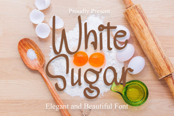 White Sugar Font for Web Design