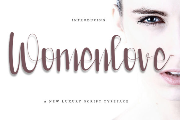 Womenlove Font: Elegant Script for Crafters