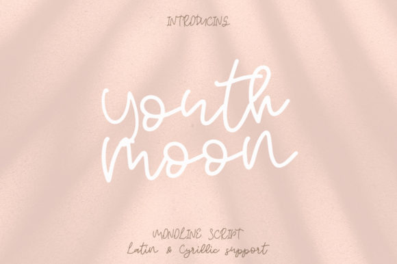 Youth Moon: A Handwritten Font for Elegant Design